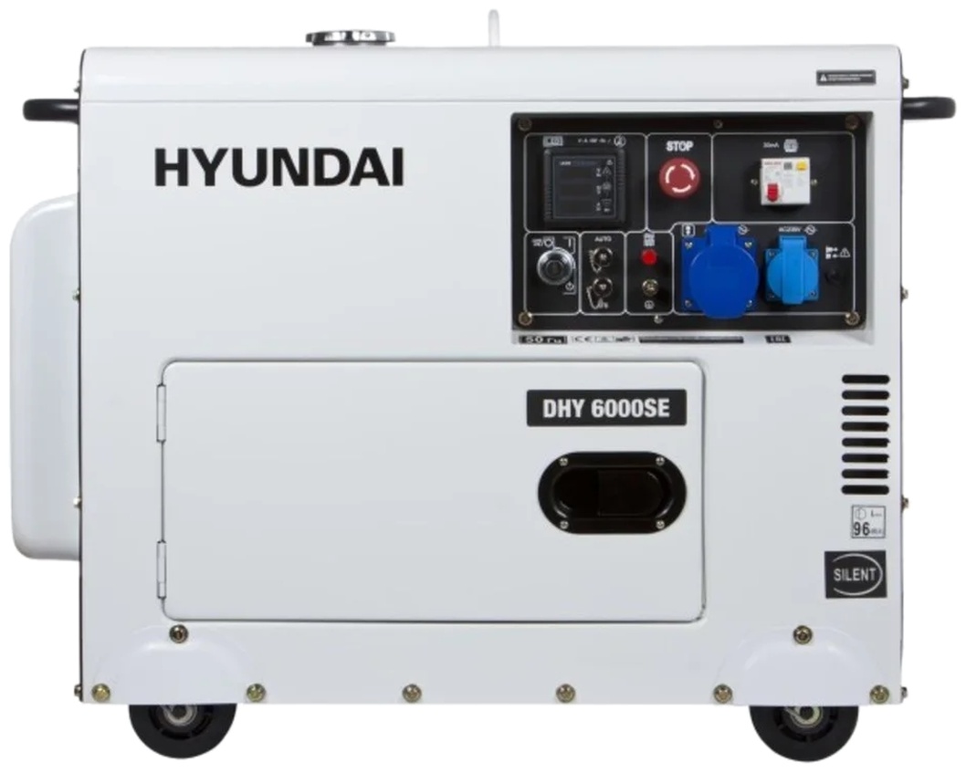 Электростанция дизельная Hyundai 5 кВт 1 (220 В), DHY 6000SE