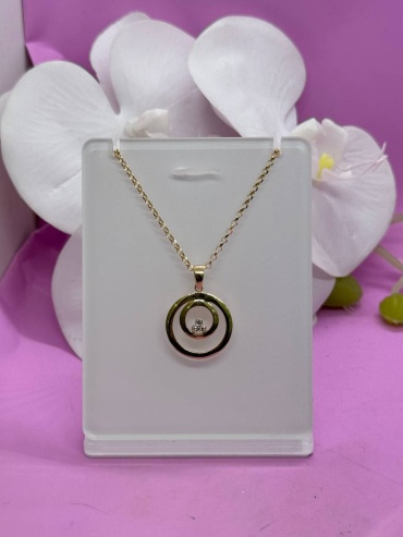 Колье SAR JEWELRY Aniram_ViP_Z-07-043_7823 длина 45 см вес 3 г золото, бриллиант