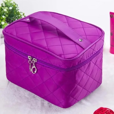 Косметичка текстиль сиреневый 15X22 см