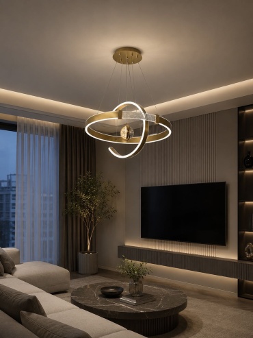 Люстра подвесная DAUREN A19 LED, кол-во ламп: 3 шт