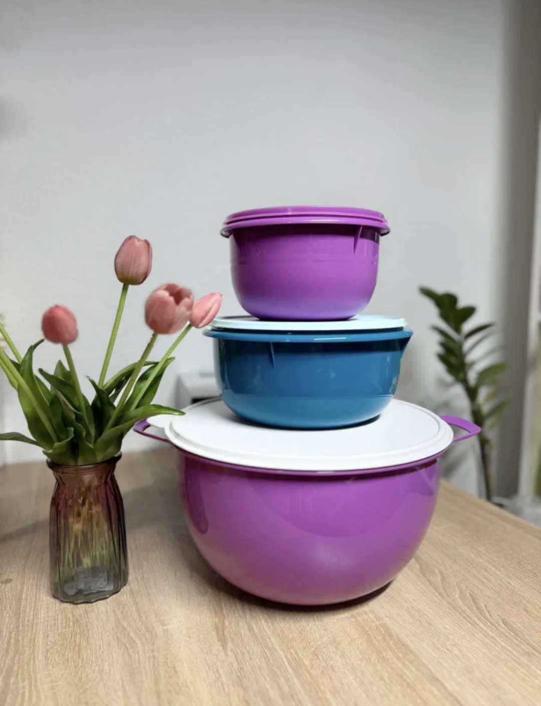Tupperware набор контейнеров Милиан РП389 3 шт, полипропилен, полимер