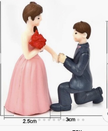 AR статуэтка Love 3 см, полиэстер