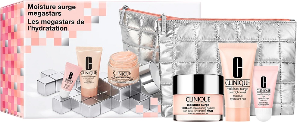 Clinique Moisture Surge Value набор по уходу за лицом для женщин