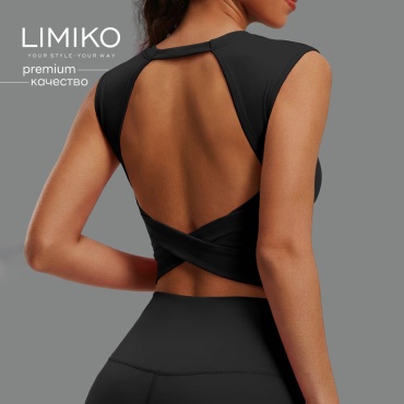 Кроп-топ LIMIKO черный