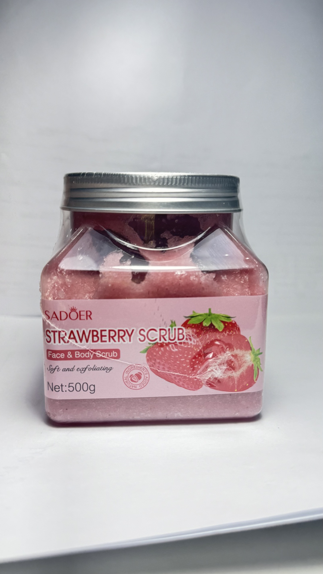 SADOER скраб Strawberry scrub для тела 350 мл