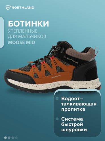 Треккинговые ботинки Northland коричневый