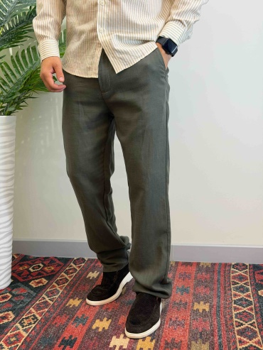 Повседневные брюки ABAY FASHION зеленый