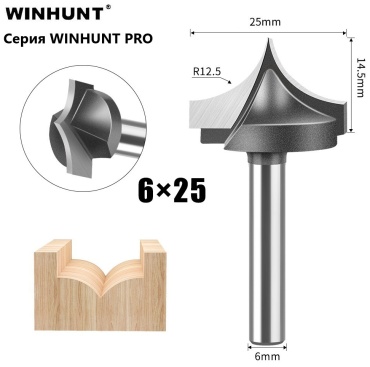 WINHUNT фреза WH\06X25Р