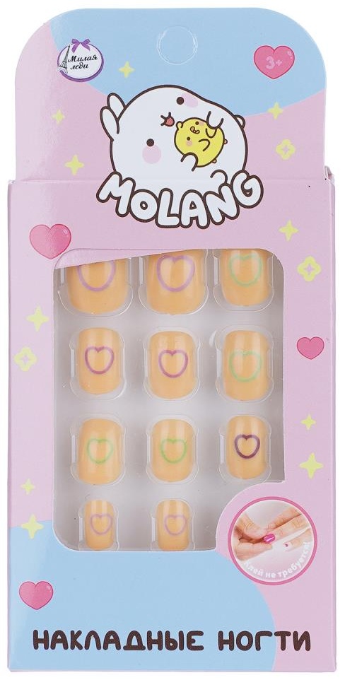 МИЛАЯ ЛЕДИ Molang KP-D-S61-NW накладные ногти 3+