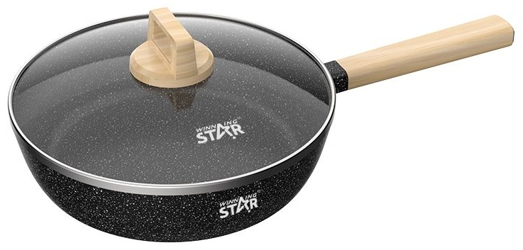 Сковорода WinningStar ST-5202-24 24 см с антипригарным покрытием, алюминий