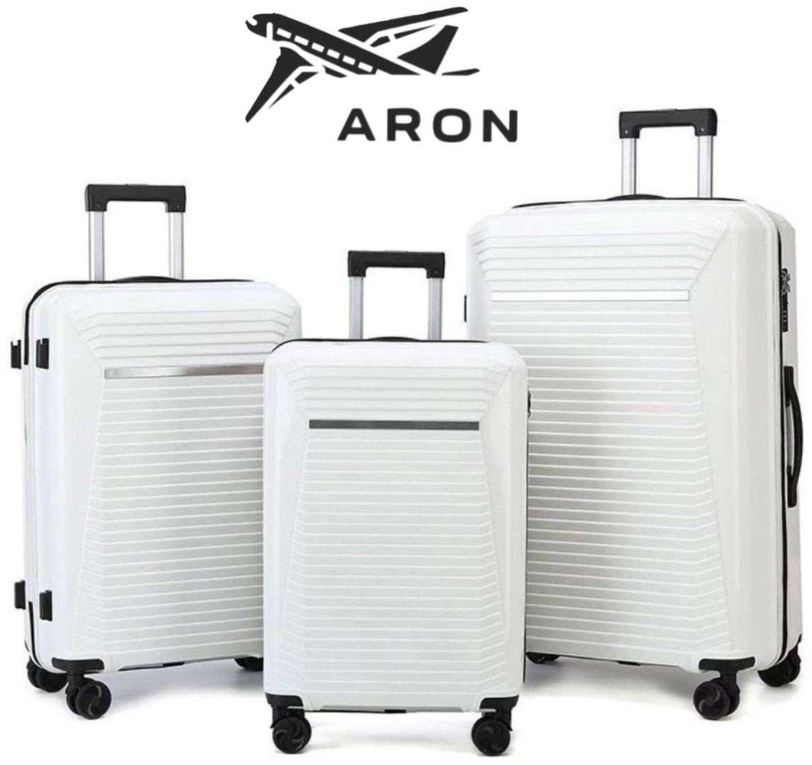 Чемодан ARON-008 полипропилен 220 л белый