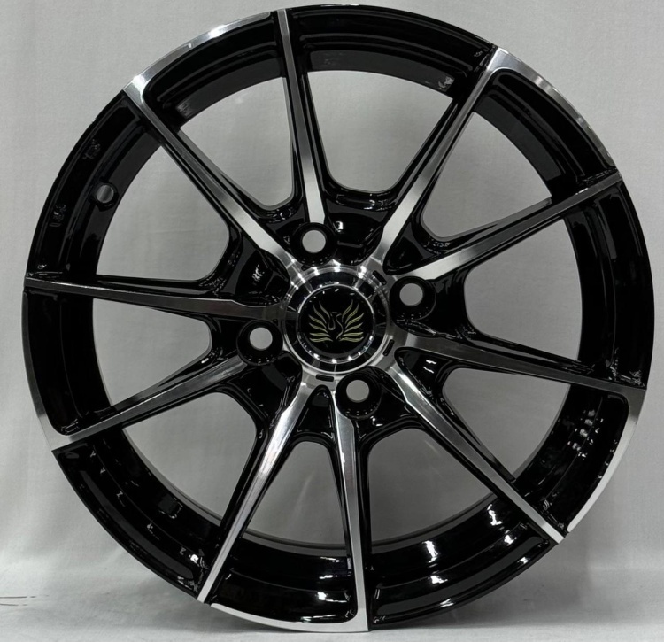 Rainbow 3367YYY 6x14/4x100 D67.1 ET33 4 диска черный, серебристый