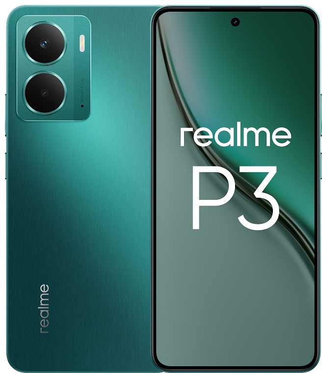 Смартфон Realme P3 5G 8 ГБ/256 ГБ зеленый