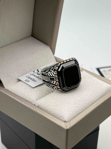 Печатка Era Jewellery 0806026 размер 21 вес 14.68 г серебро, эмаль