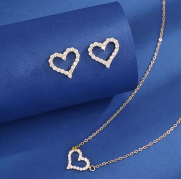 Jewelry медицинская сталь, фианит