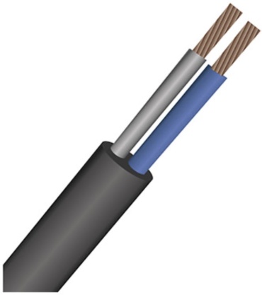 EKT кабель КГтп 2x4, 20 м