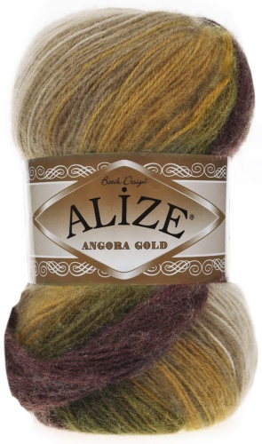 Моток Alize Angora gold Batik 5850 мультиколор 550 м 100 г