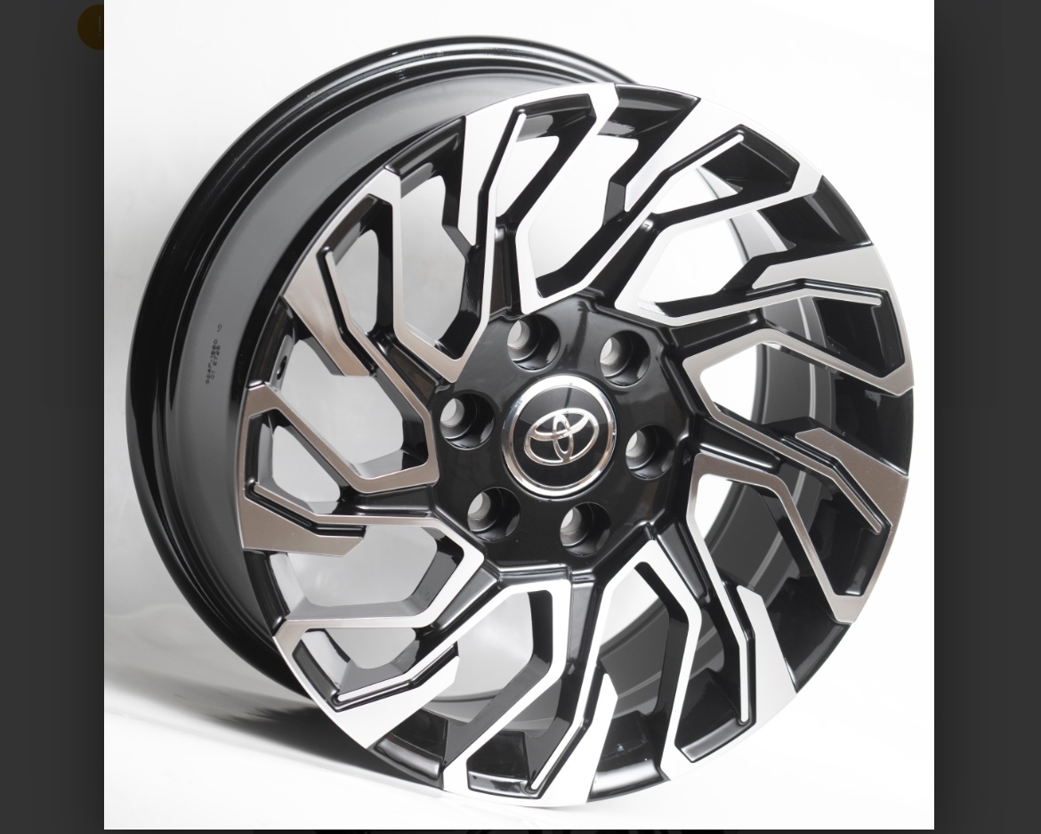 Kipardo Kipardo 191 8x18/6x139.7 D106.1 ET25 4 диска черный, серебристый