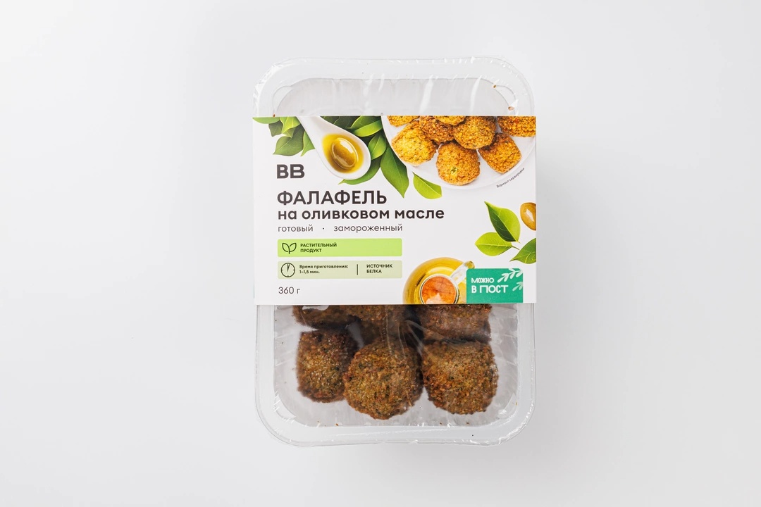 Вкусвилл фалафель готовый на оливковом масле 360 г