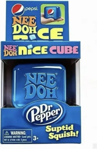 Cквиш Defatoys Сквиш Антистресс Кубик льда Nice Cube pepsi мультиколор