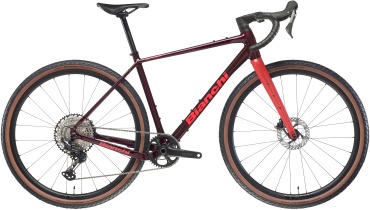 Велосипед Bianchi Arcadex AL GRX610/822 1X12SP 2026 19.5 дюймов бордовый