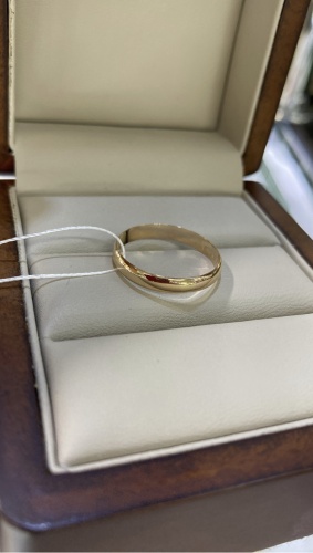 585 ЗОЛОТОЙ Z1454 размер 17 вес 1.35 г золото, без вставок