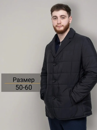 Пиджак однобортный черный