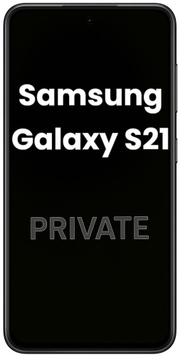 Стекло PROMAX для Samsung Galaxy S21 PRIVATE-LUX черный