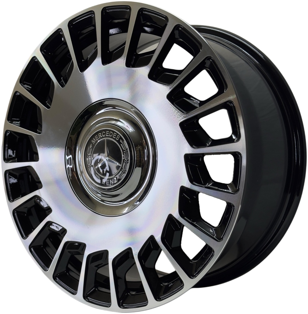 Yixing REW0197X WestWheels 7.5x17/5x112 D66.6 ET35 4 диска черный, хром