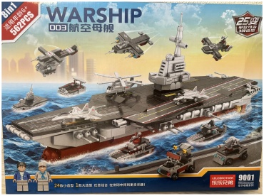 Конструктор LELEBROTHER Warship 003 9001, деталей 562 шт