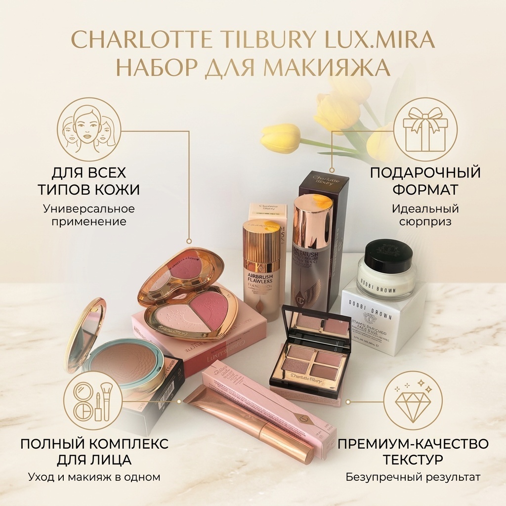 Charlotte Tilbury lux.mira набор декоративной косметики для женщин