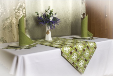 Дорожка с салфетками Etnokraft 300x44 см, дак, 25 шт