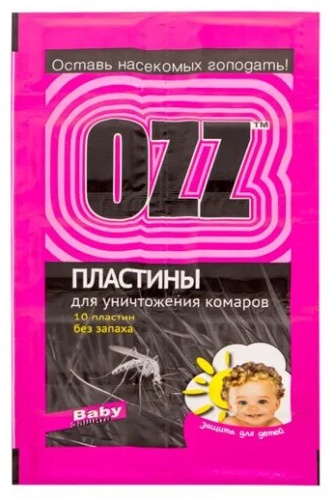 Пластины OZZ BABY для детских комнат, 10 шт. 0.1 г