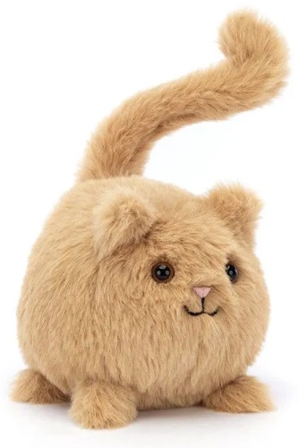 Мягкая игрушка JELLYCAT котик, высота 10 см, оранжевый