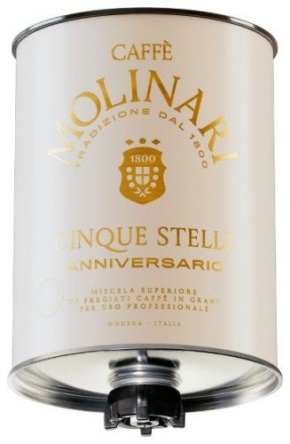 Кофе Caffe Molinari Cinque Stelle Anniversario зерновой 3000 г