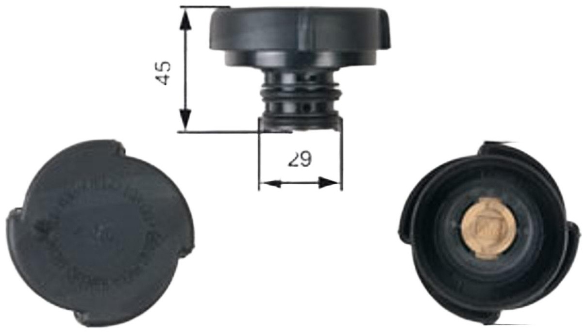 Gates крышка расширительного бачка RC204