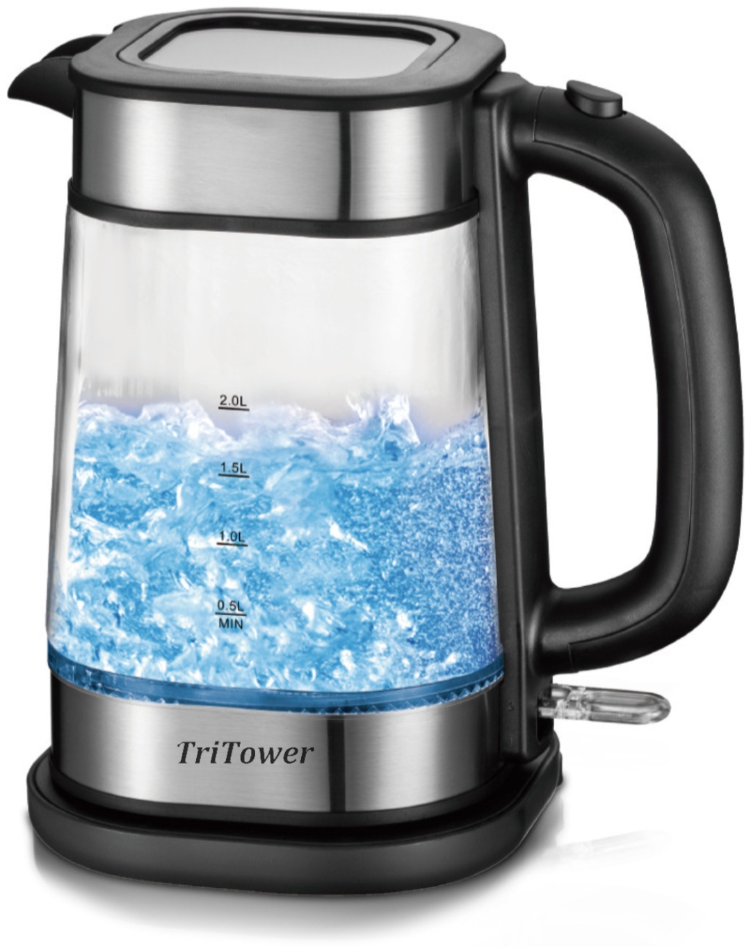 Электрочайник TriTower TT-X7 серый, черный