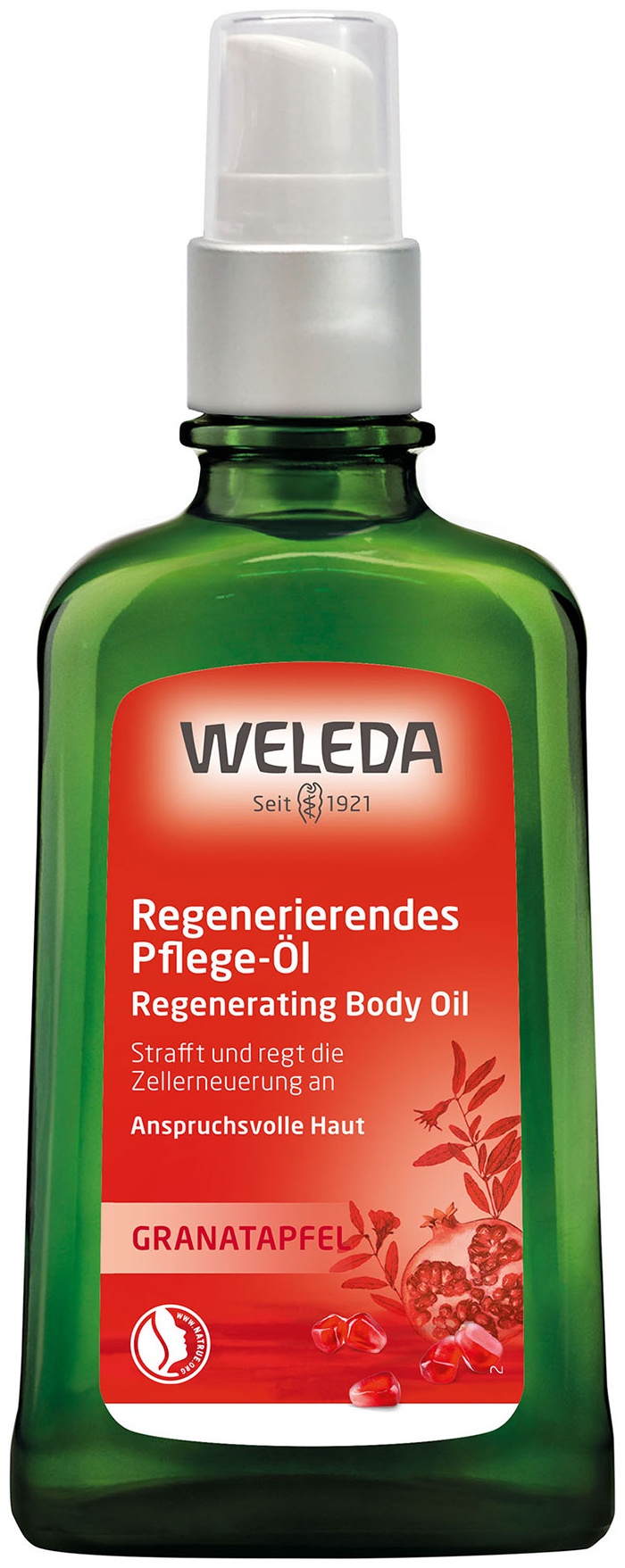 Weleda Гранатовое восстанавливающее масло для тела/Pomegranate Regenerating Body Oil/100 мл масло для тела 100 мл
