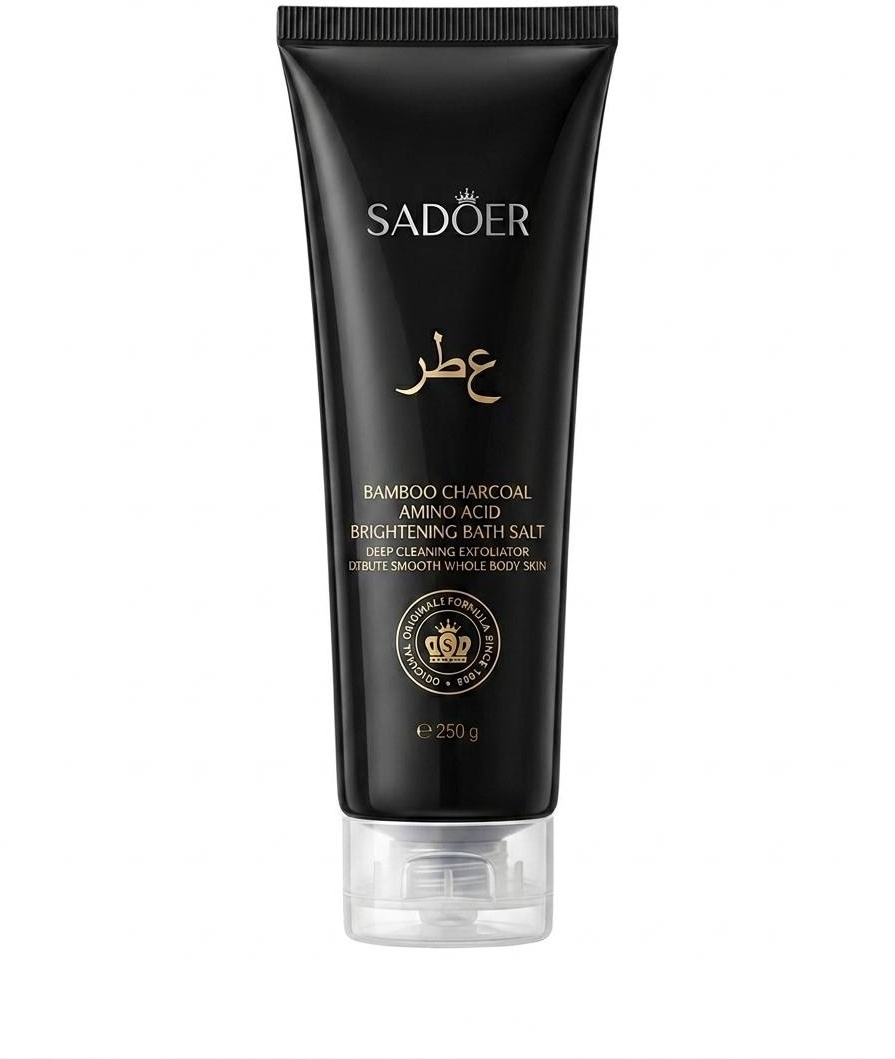 SADOER Charcoal Amino Acid Brightening Bath Salt - Осветляющая соль для ванны с древесным углем поваренная соль 250 г