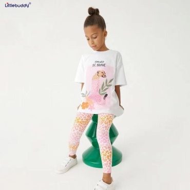 Комплект Little Maven белый, розовый