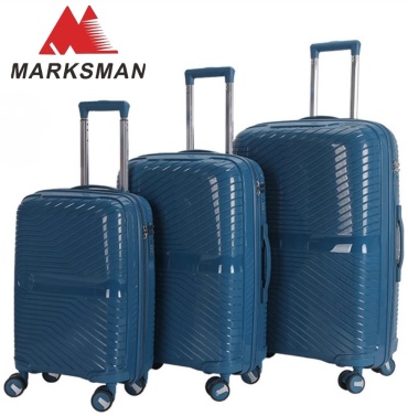 Комплект чемоданов Marksman BS-Fashion127 полипропилен 210 л темно-синий