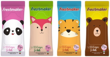 Детские влажные салфетки Freshmaker FRESHMAKER KIDS 15шт. 15 шт