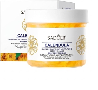 Маска для лица SADOER гелевая Calendula Soothing Moisturizing Sleep Mask - Увлажняющая ночная маска с календулой 1 шт