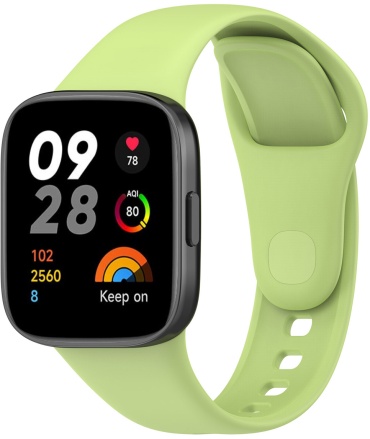 Ремешок MindStore для Redmi Watch 3 светло-зеленый