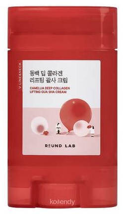 Round Lab крем Round Lab Camellia Deep Collagen Lifting Gua Sha Cream для лица 60 мл, фото 3