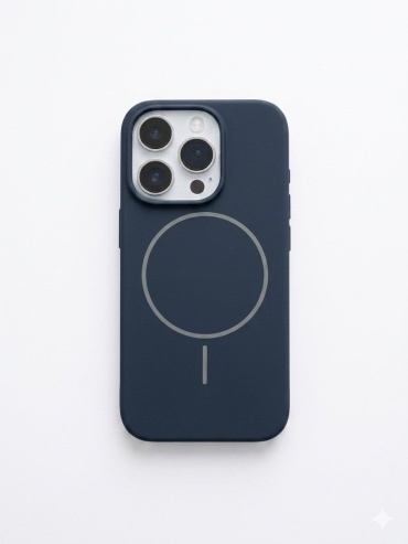 Чехол MORE для Apple iPhone 15 темно-синий