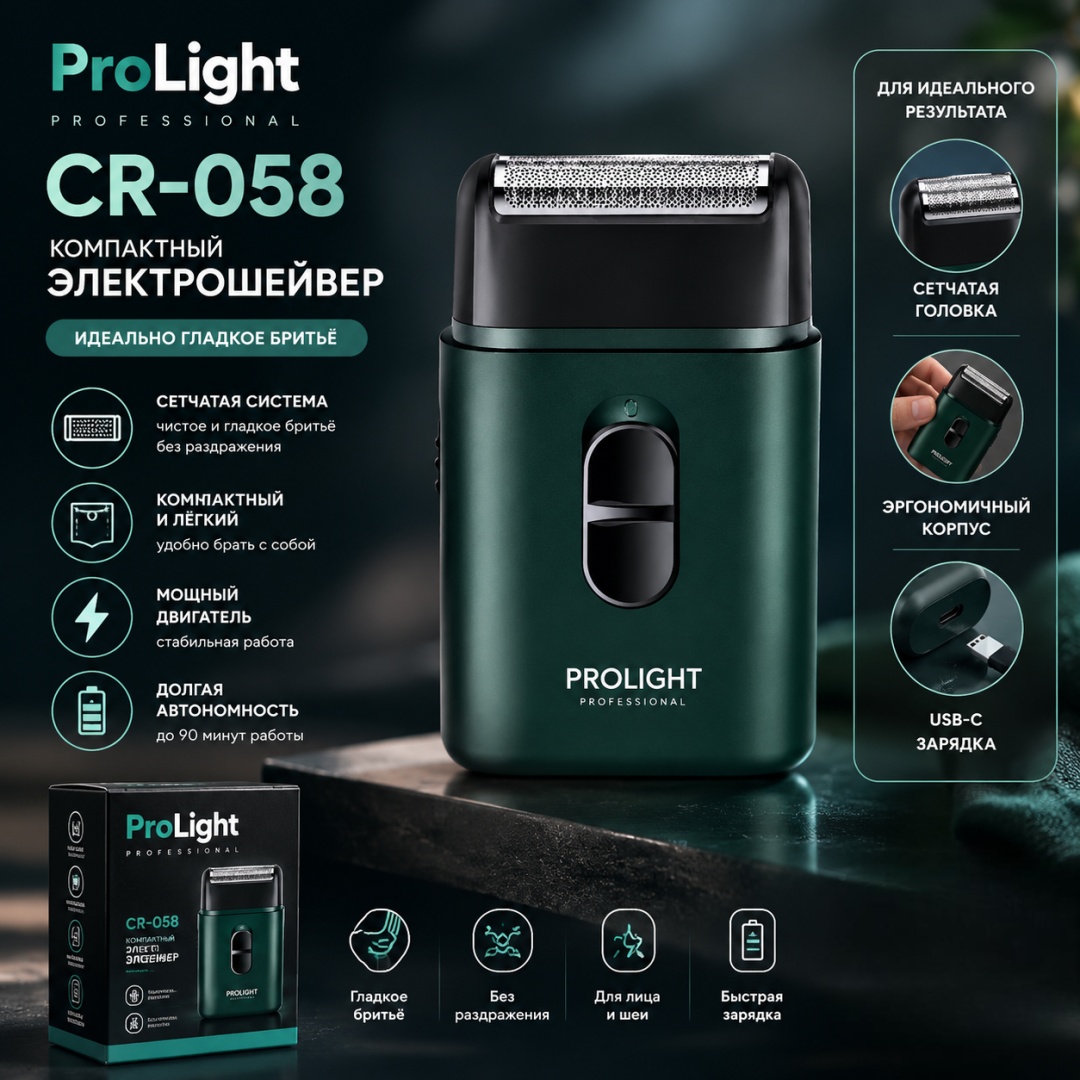 Электробритва ProLight CR-058 роторная