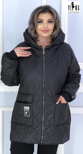 Демисезонная куртка Kanykei Fashion черный