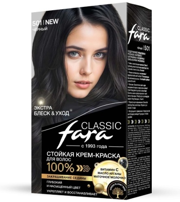 Fara Classic 501 черный крем-краска 115 мл