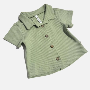 Рубашка Twins Textile зеленый